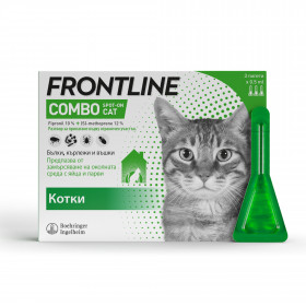 Frontline Combo Spot On Cat - противопаразитна пипета за котки 